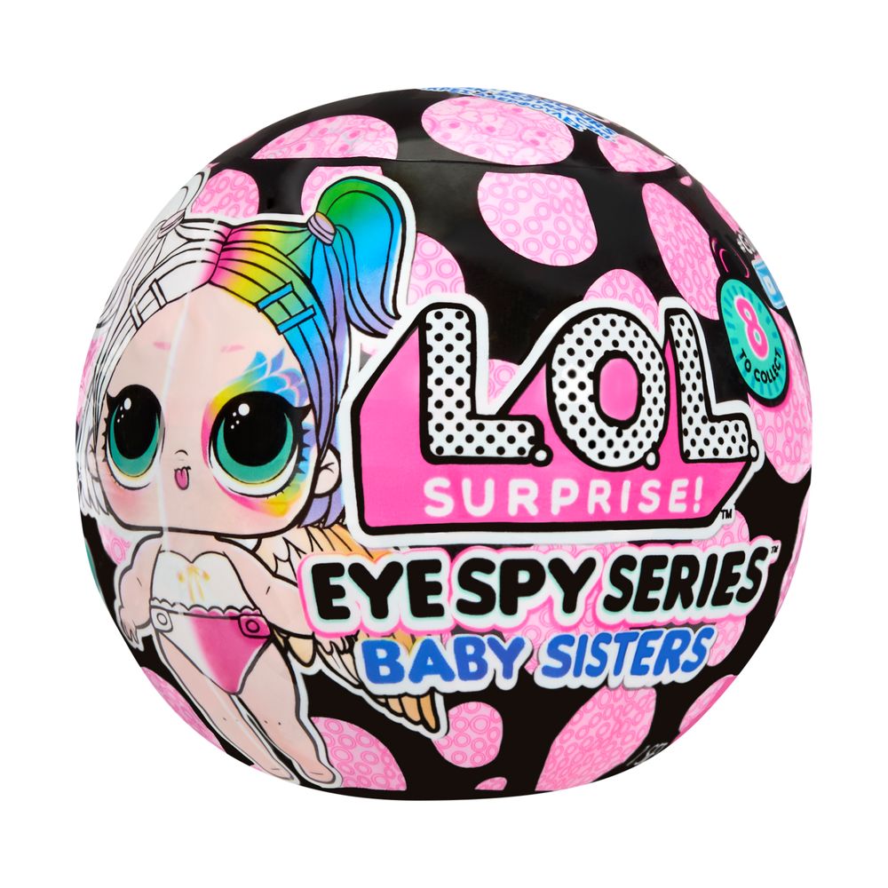 Muñeca LOL Surprise Spy Series 06cm Cambia De Color Baby Sister Sorpresa